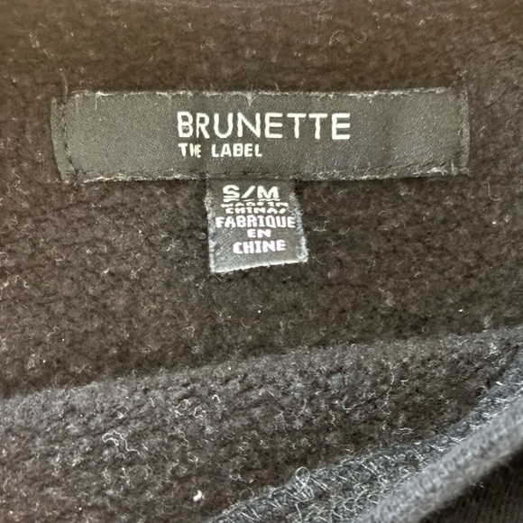 Brunette The Label's Classic Crew Neck Sweatshirt Pinot Please - Picture 6 of 7